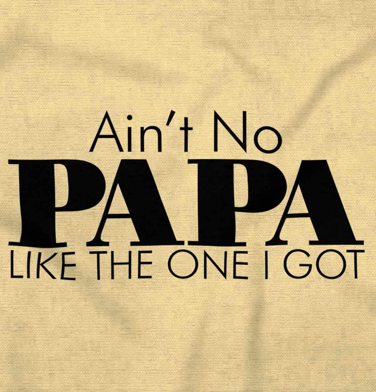 imageBrisco Brands Aint No Papa Like The One I Got Baby Romper Boys or GirlsBanana