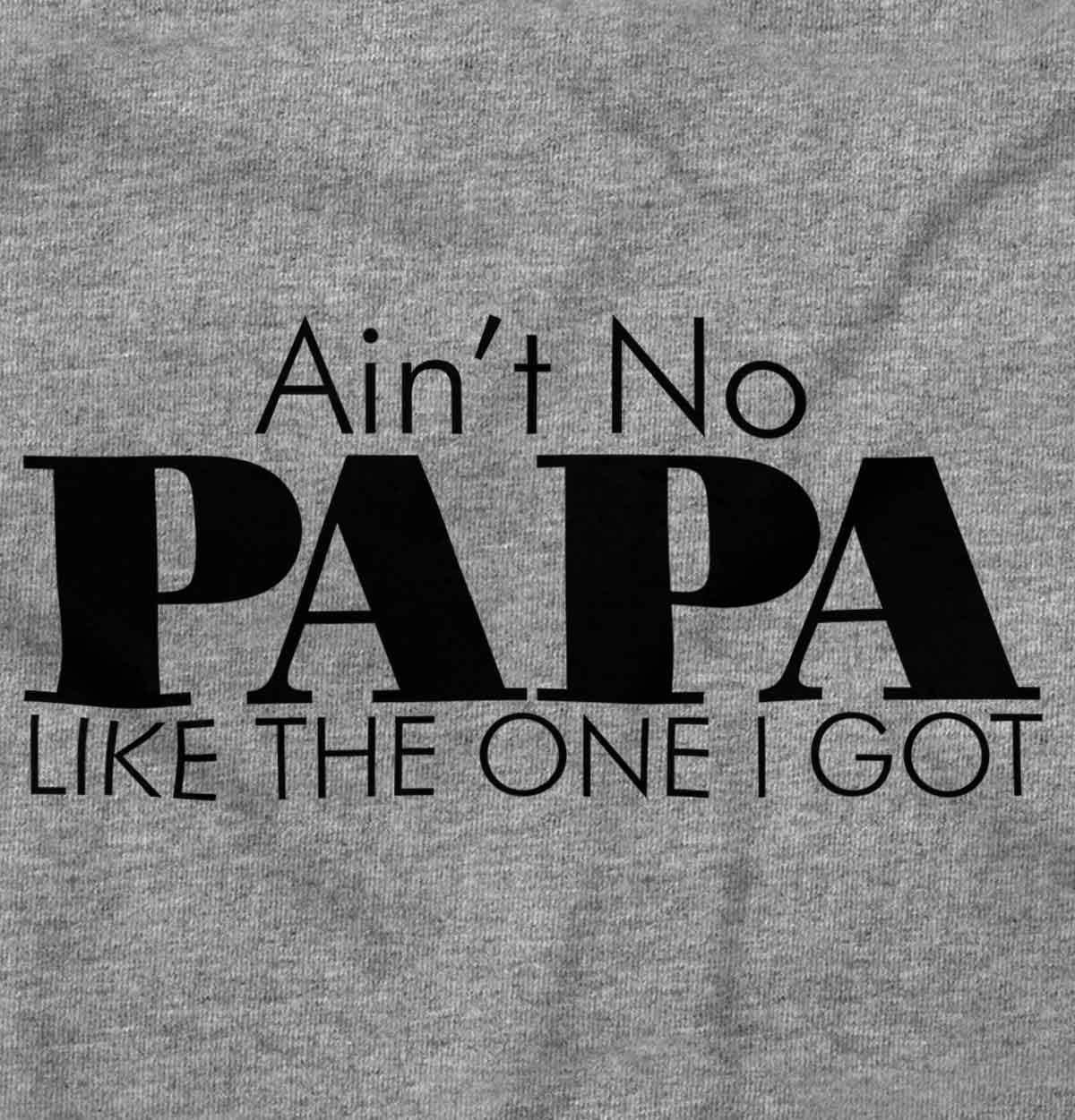 imageBrisco Brands Aint No Papa Like The One I Got Baby Romper Boys or GirlsHeather