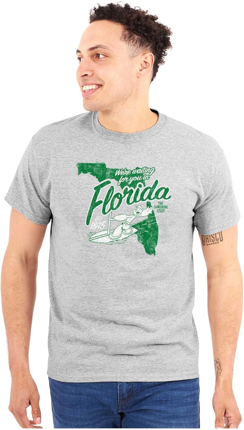 imageBrisco Brands Popeye Cartoon American States Graphic T Shirt Men or WomenFlorida