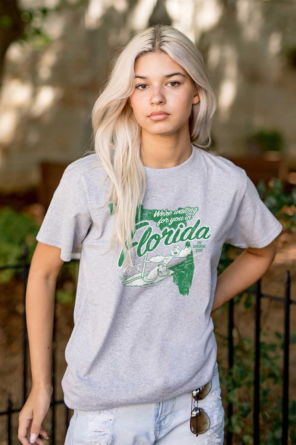 imageBrisco Brands Popeye Cartoon American States Graphic T Shirt Men or WomenFlorida