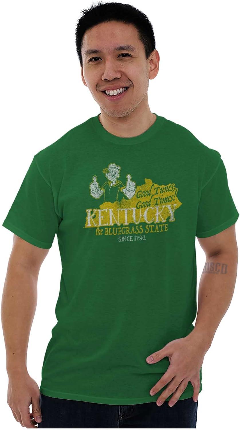 imageBrisco Brands Popeye Cartoon American States Graphic T Shirt Men or WomenKentucky
