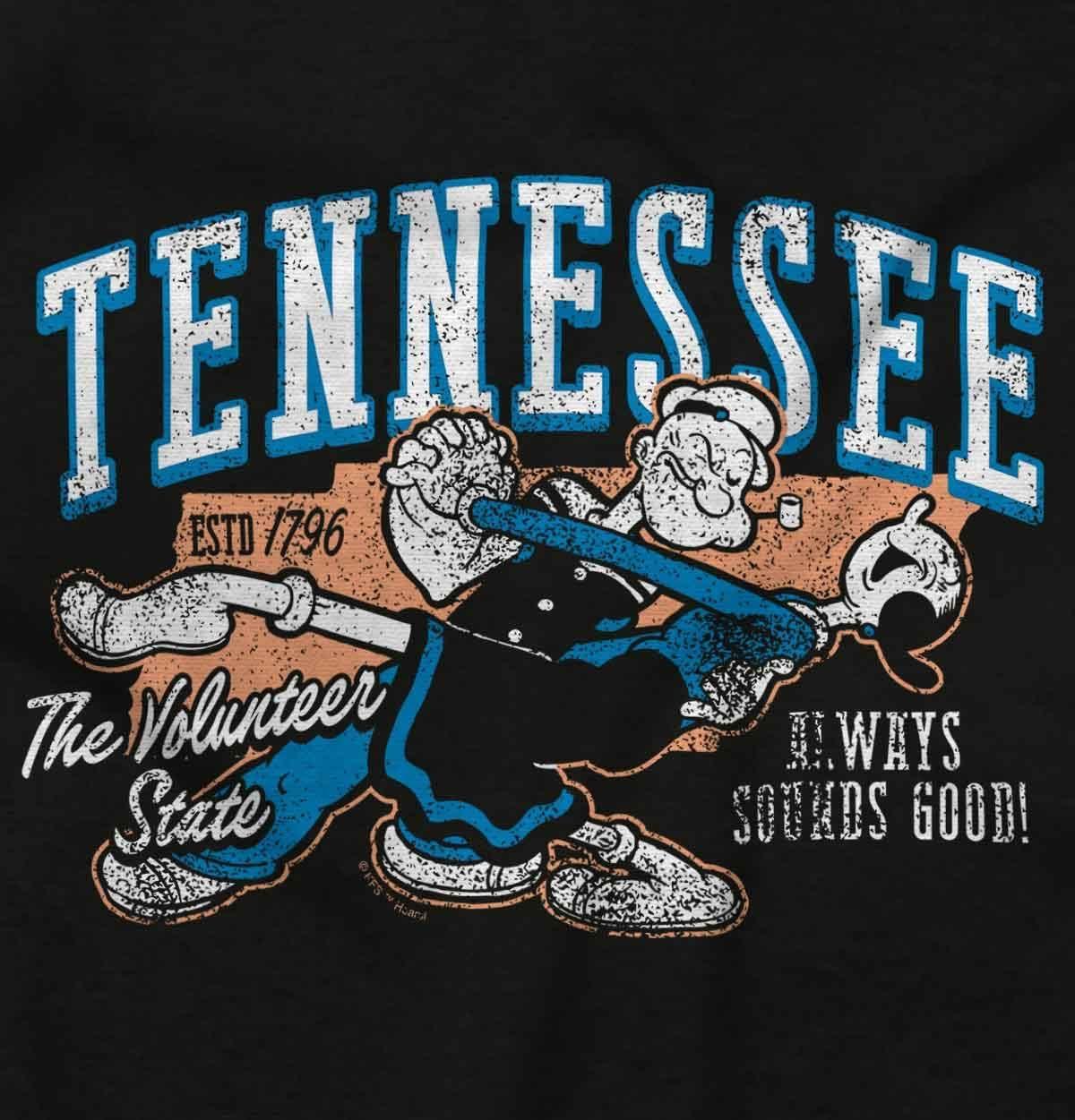 imageBrisco Brands Popeye Cartoon American States Graphic T Shirt Men or WomenTennessee