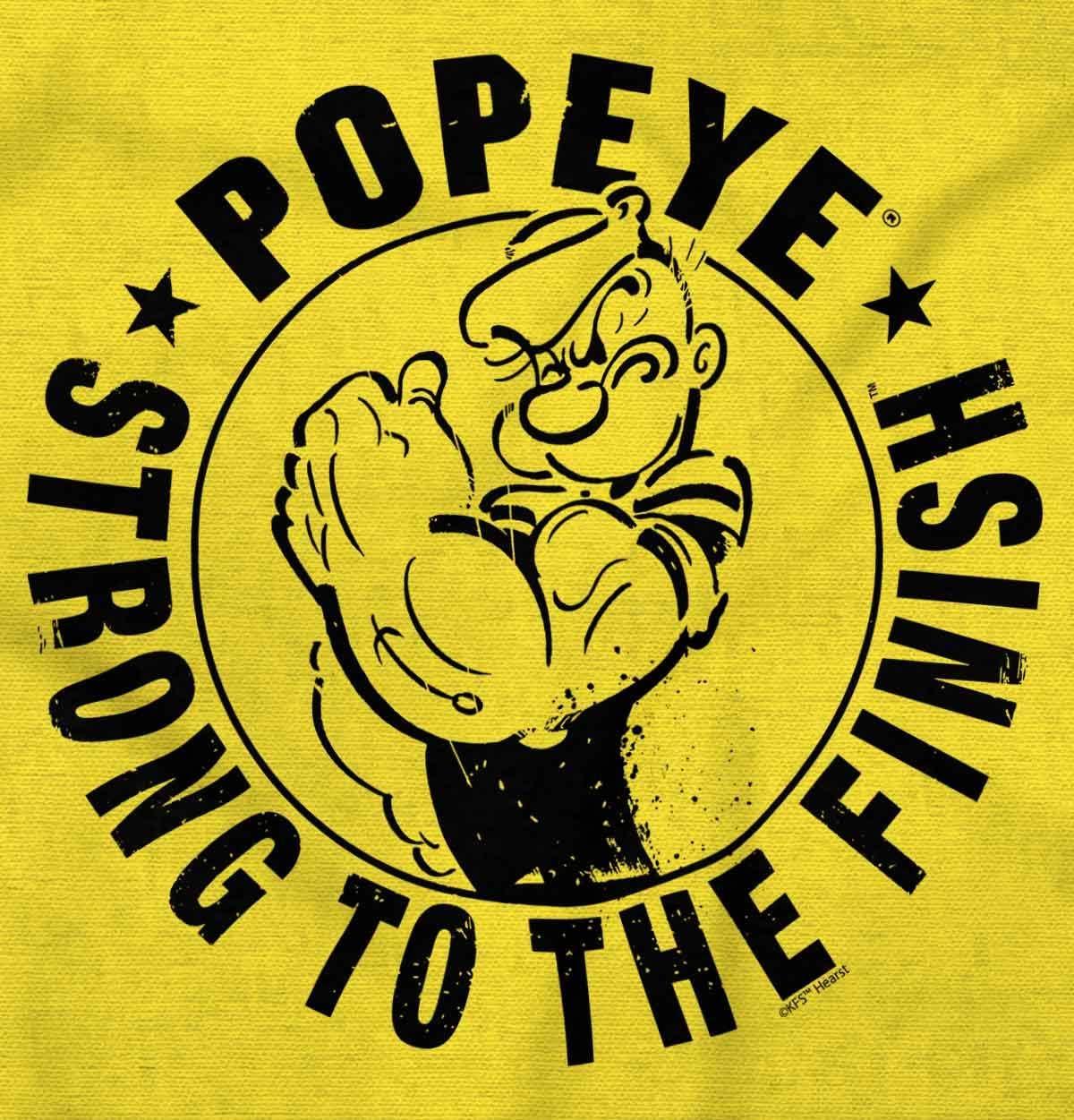 imageBrisco Brands Popeye Strong to The Finish Flexing Graphic T Shirt Men or WomenDaisy