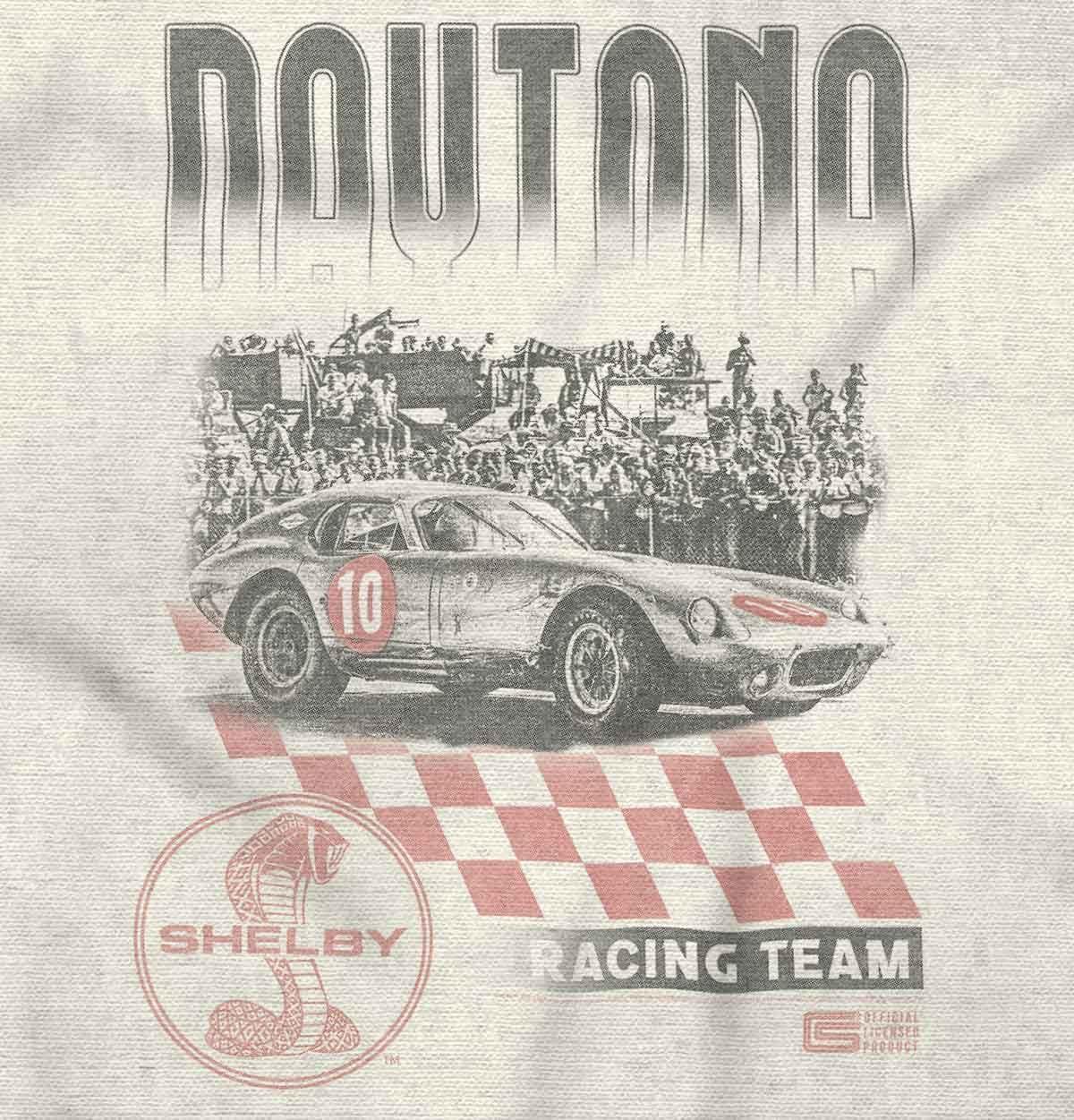 imageBrisco Brands Shelby Motors Daytona Racing Team Graphic T Shirt Men or WomenWhite