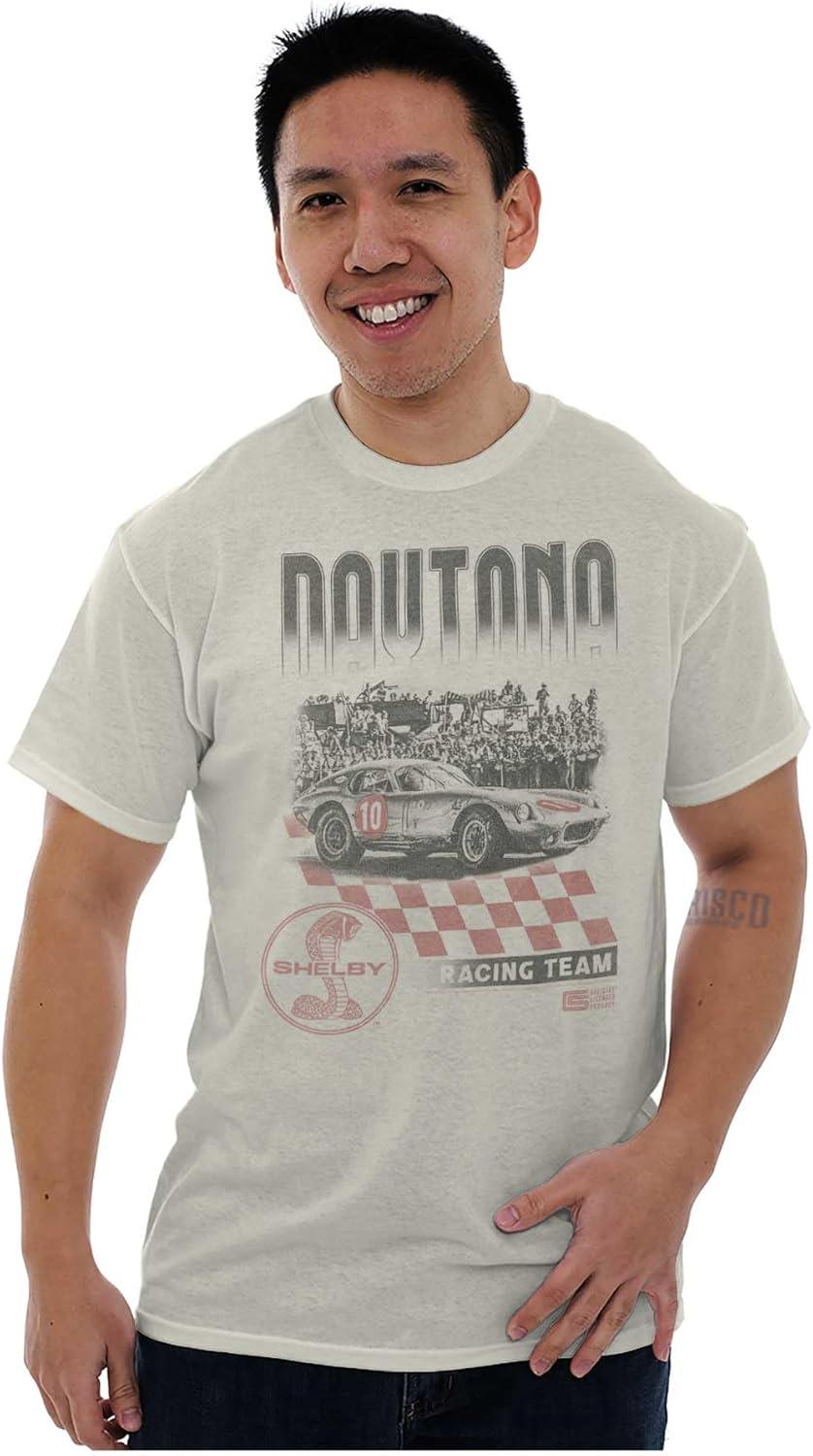 imageBrisco Brands Shelby Motors Daytona Racing Team Graphic T Shirt Men or WomenWhite