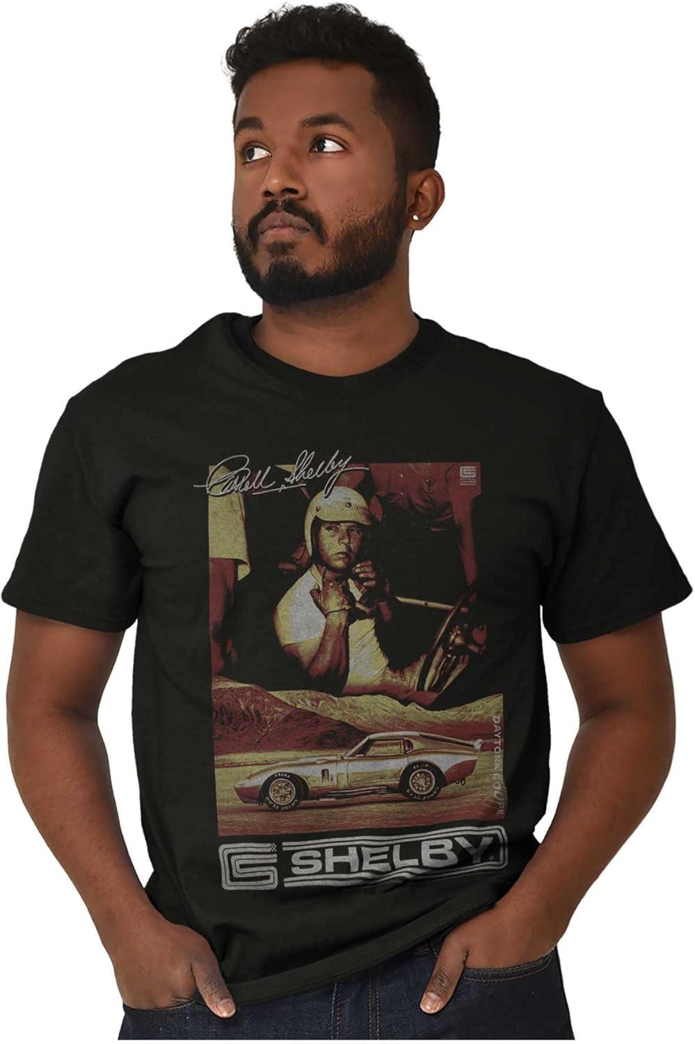 imageCarroll Shelby Daytona Racecar Driver Graphic T Shirt Men or WomenBlack