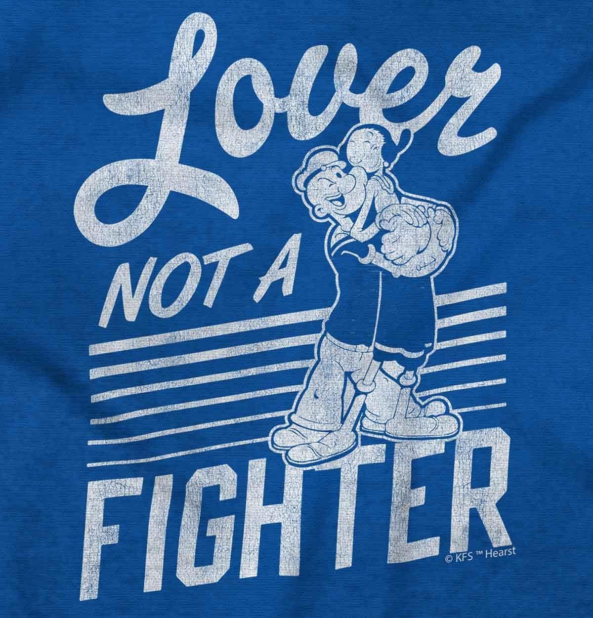 imagePopeye The Sailor Loves Not a Fighter Graphic T Shirt Men or WomenRoyal