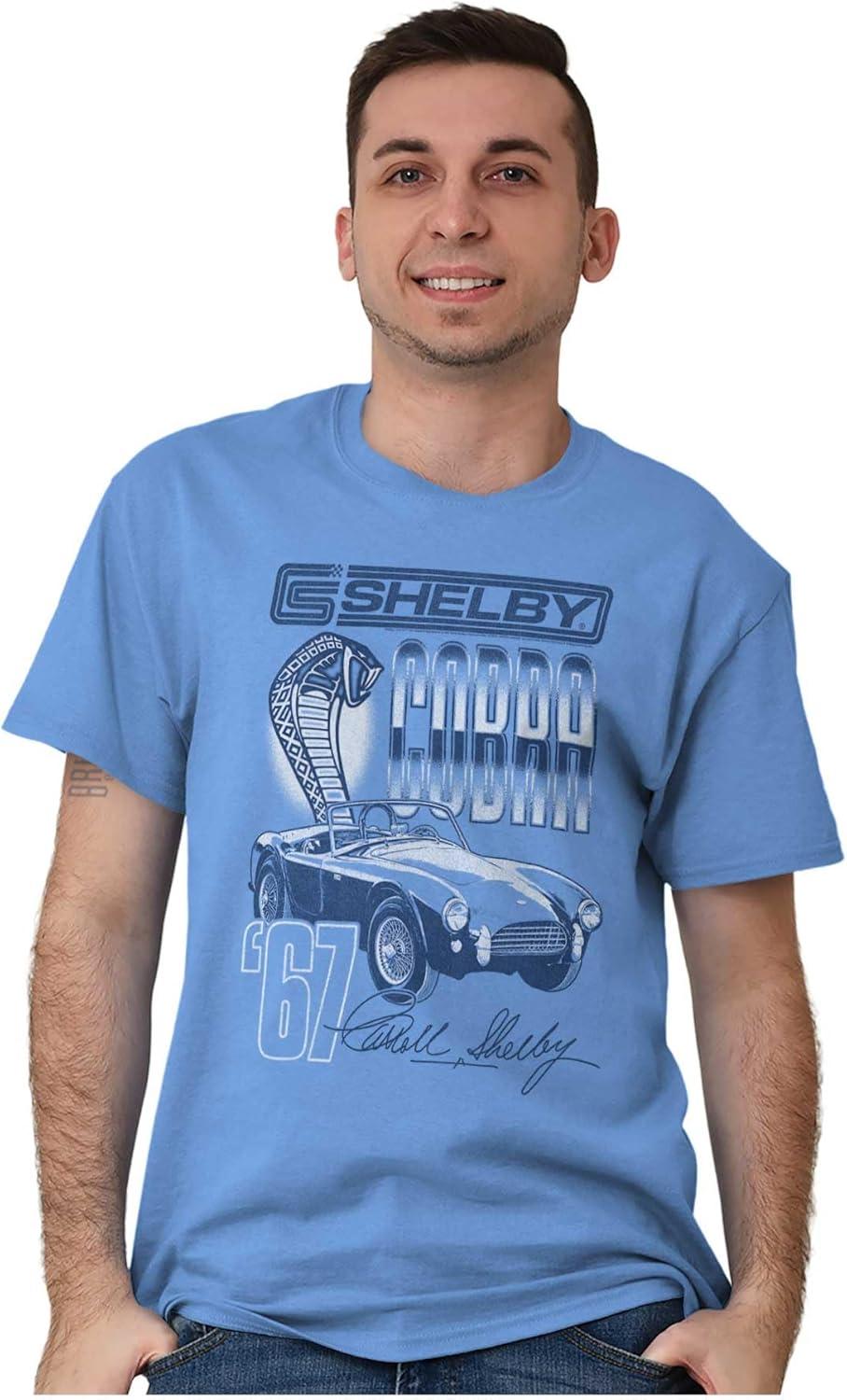 imageShelby Classic Cobra Muscle Car Graphic T Shirt Men or WomenCarolina Blue