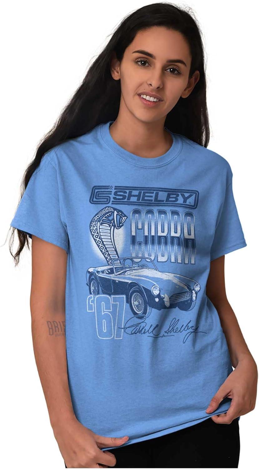 imageShelby Classic Cobra Muscle Car Graphic T Shirt Men or WomenCarolina Blue