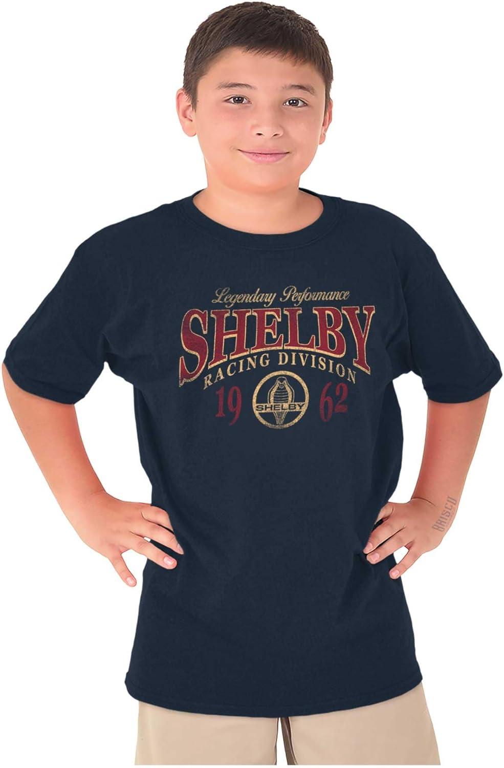 imageShelby Racing Division Legendary Car Crewneck T Shirts Boy GirlNavy
