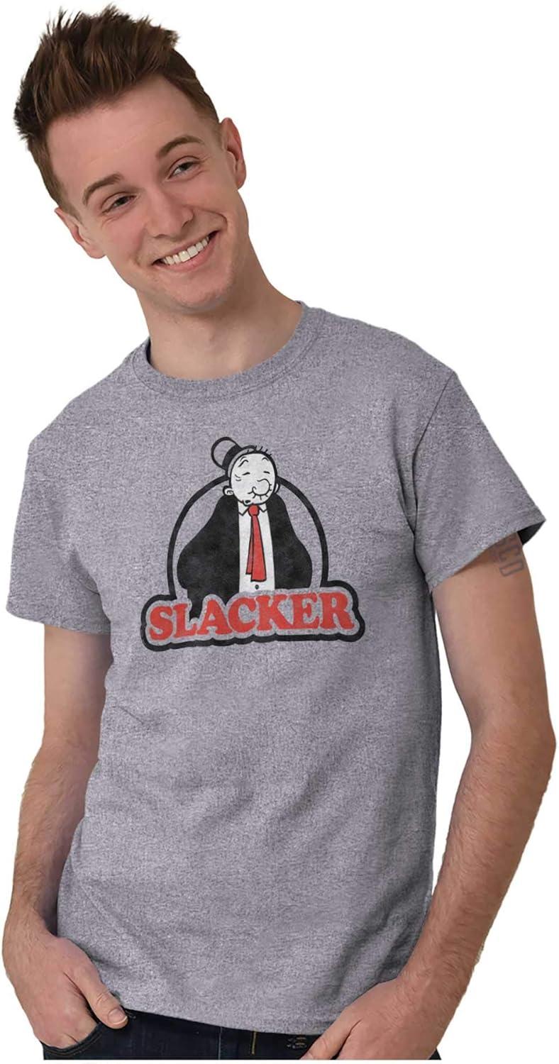 imageWimpy Slacker Popeye The Sailor Man Graphic T Shirt Men or WomenSport Grey