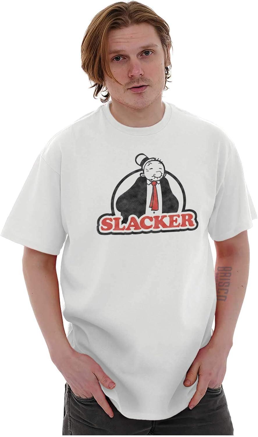 imageWimpy Slacker Popeye The Sailor Man Graphic T Shirt Men or WomenWhite