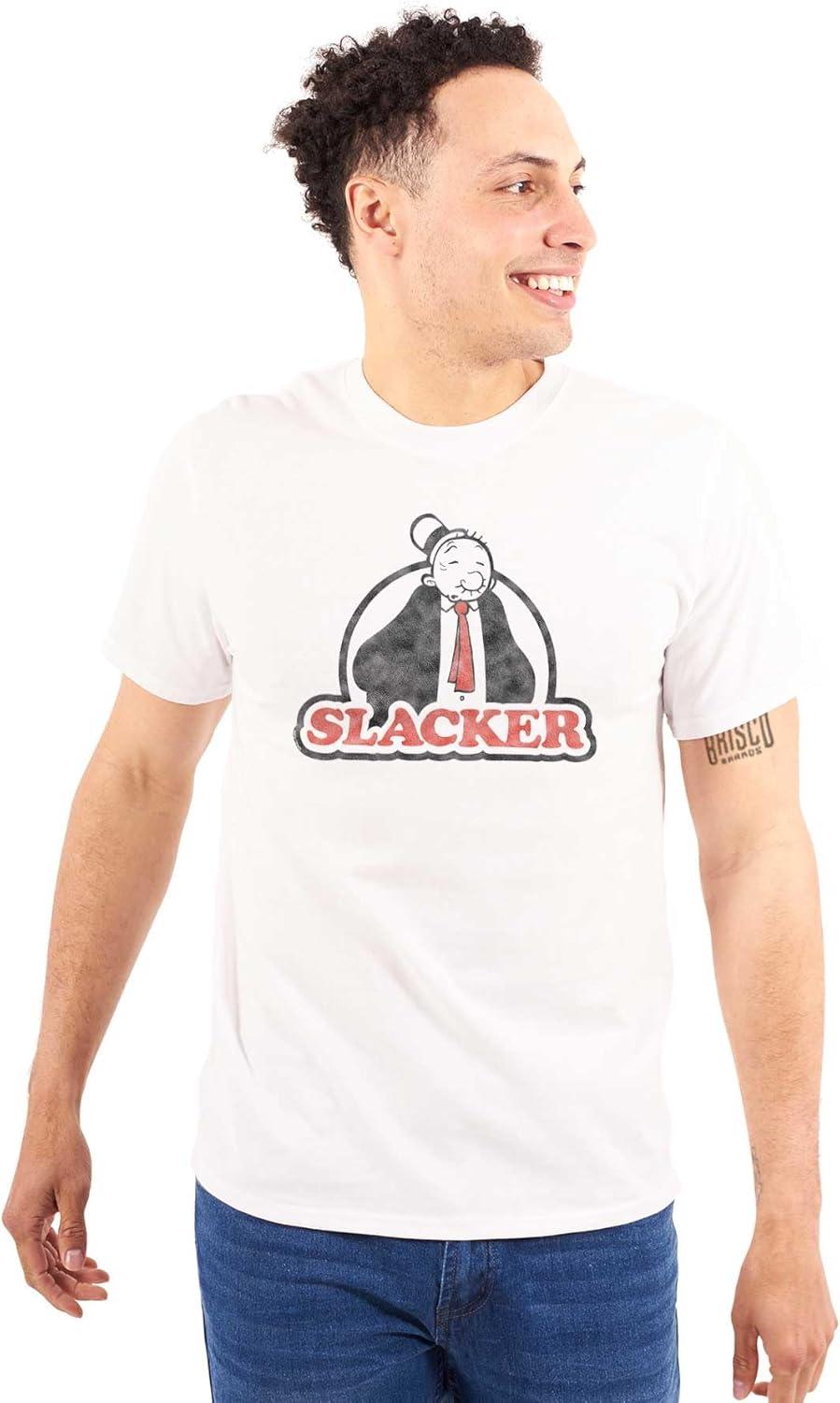 imageWimpy Slacker Popeye The Sailor Man Graphic T Shirt Men or WomenWhite