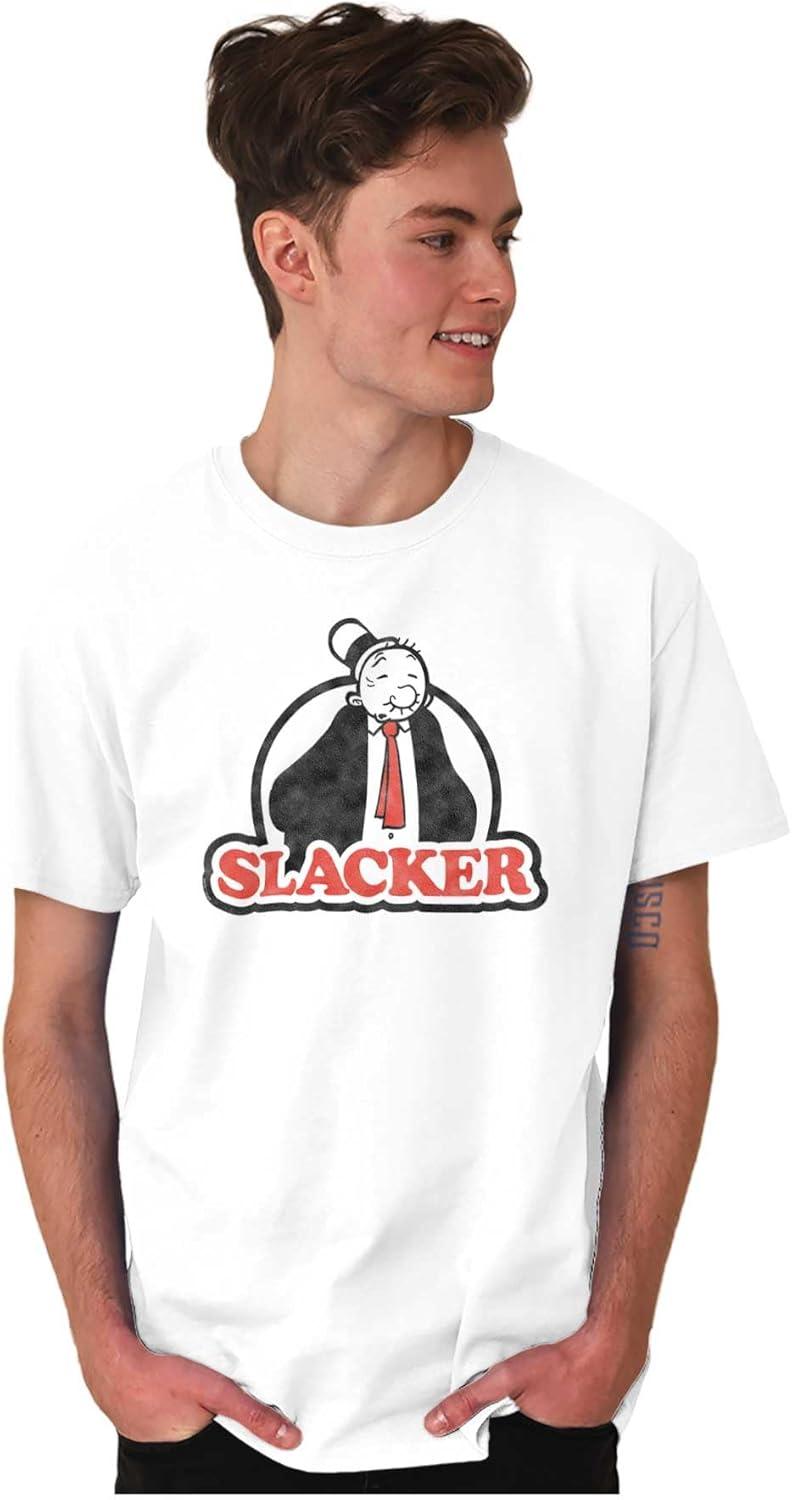 imageWimpy Slacker Popeye The Sailor Man Graphic T Shirt Men or WomenWhite