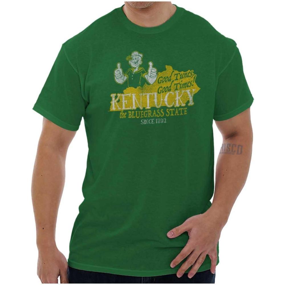 imageBrisco Brands Popeye Cartoon American States Graphic T Shirt Men or WomenKentucky