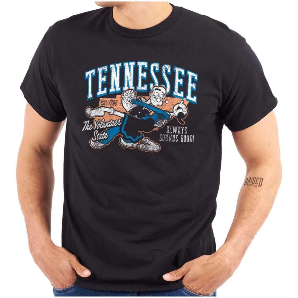 imageBrisco Brands Popeye Cartoon American States Graphic T Shirt Men or WomenTennessee