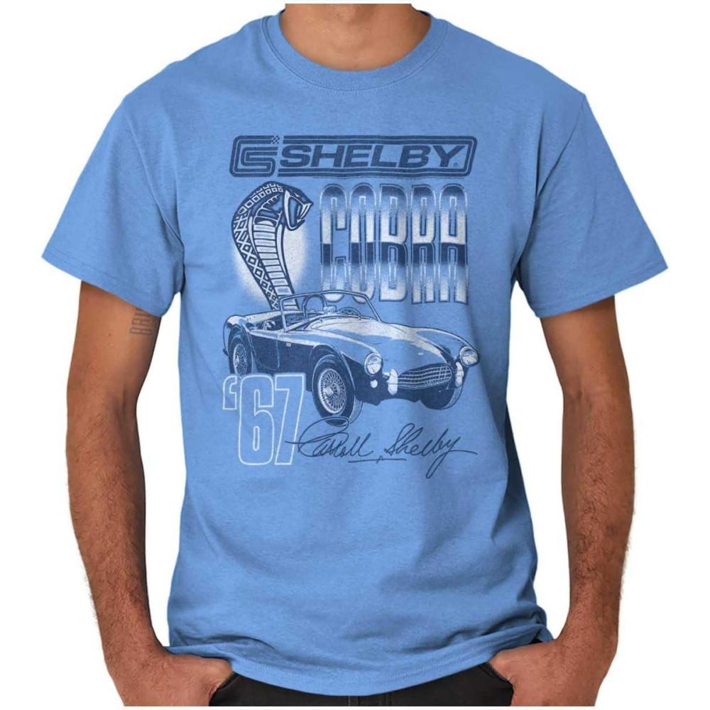 imageShelby Classic Cobra Muscle Car Graphic T Shirt Men or WomenCarolina Blue