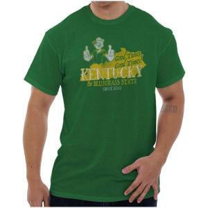 Brisco Brands Popeye Cartoon American States Graphic T Shirt Men or Women(Kentucky)