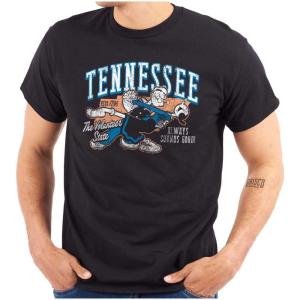 Brisco Brands Popeye Cartoon American States Graphic T Shirt Men or Women(Tennessee)