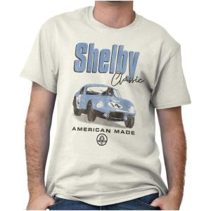 Shelby Classic American Made Car Graphic T Shirt Men or Women(White)