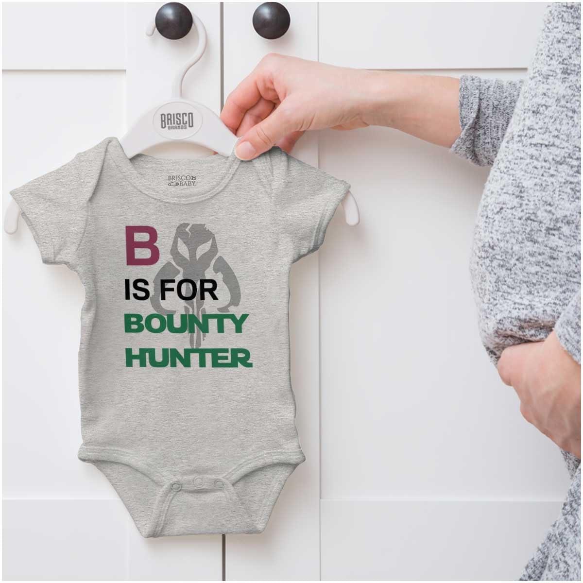 imageB is for Bounty Hunter Dark Galaxy Baby Romper Boys or GirlsHeather