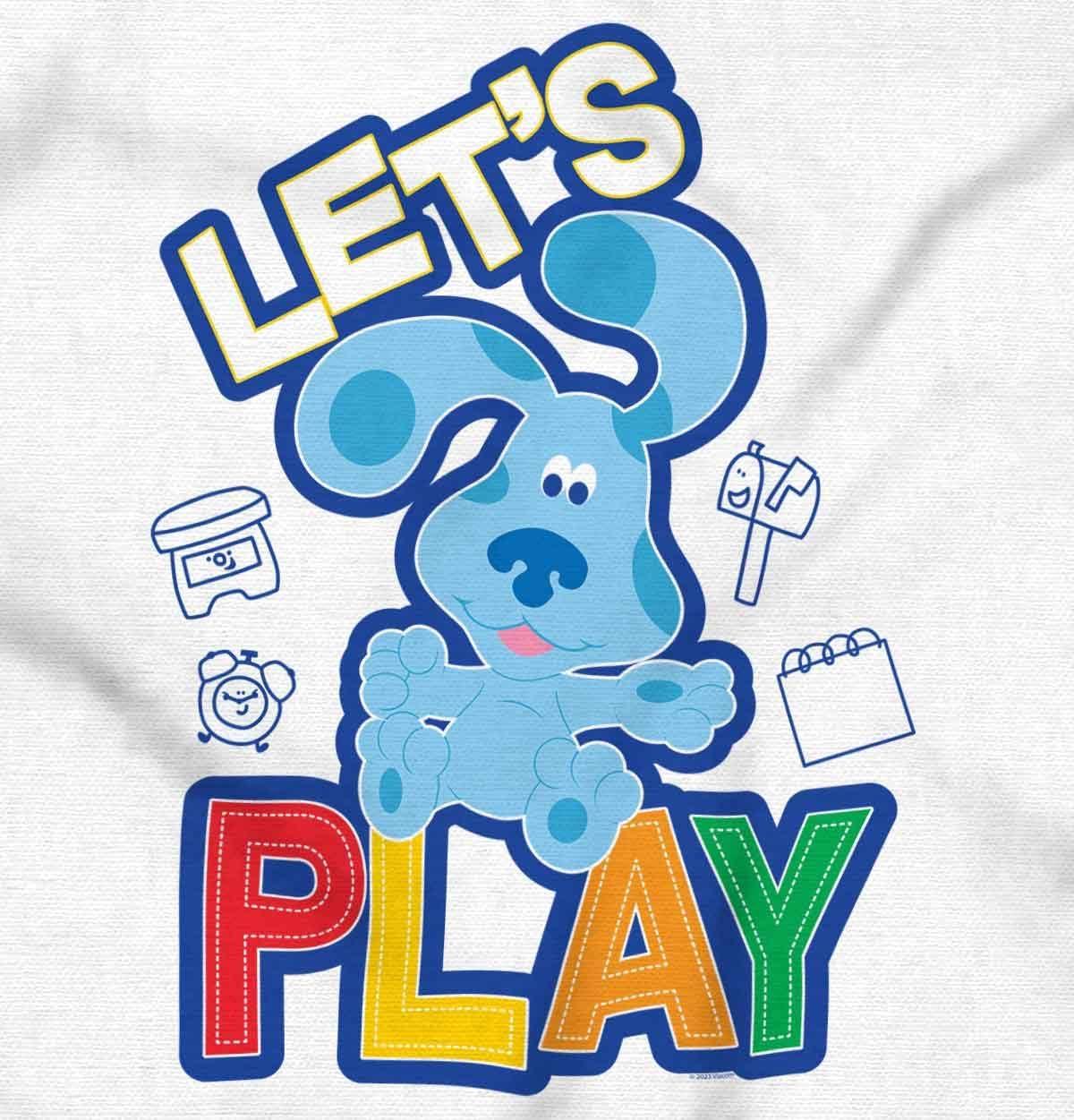 imageBlues Clues and Friends Lets Play Toddler Boy Girl T ShirtWhite