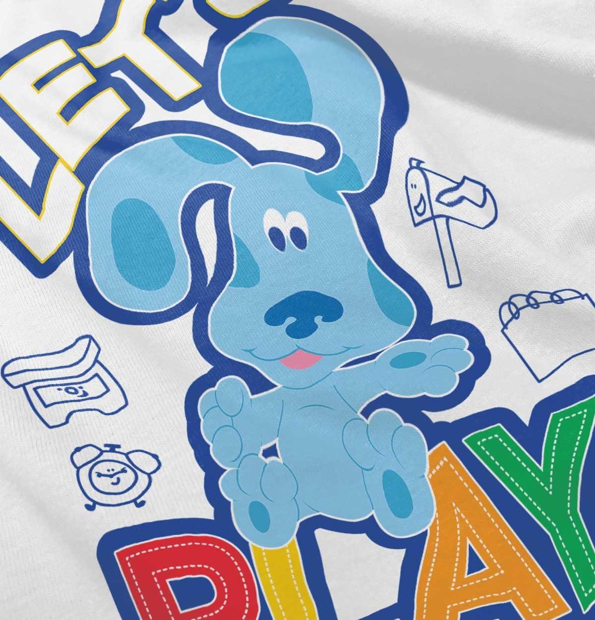 imageBlues Clues and Friends Lets Play Toddler Boy Girl T ShirtWhite