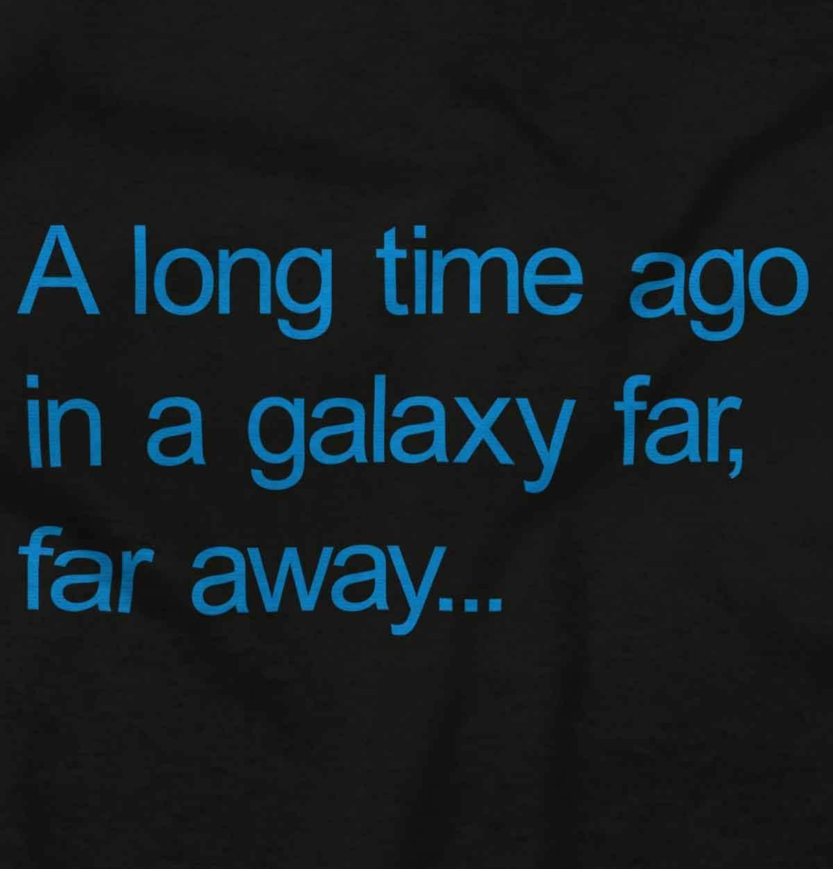 imageBrisco Brands Along Time Dark Galaxy Far Away Space Baby Romper Boys or GirlsBlack