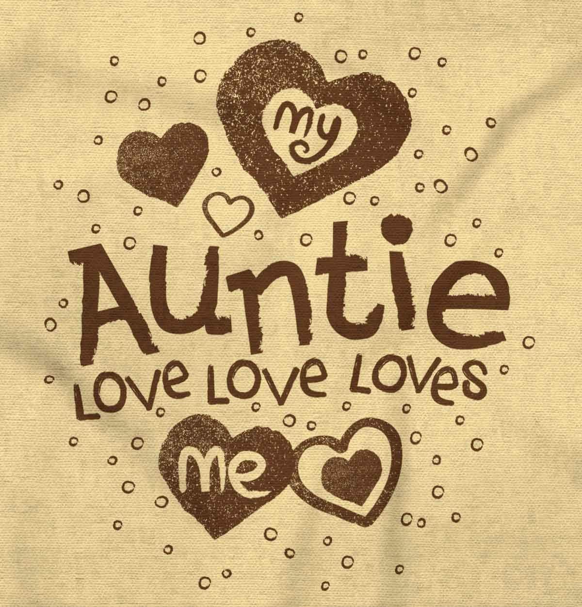 imageBrisco Brands Auntie Loves Me Adorable Cute Niece Baby Bodysuit Jumper GirlsBanana