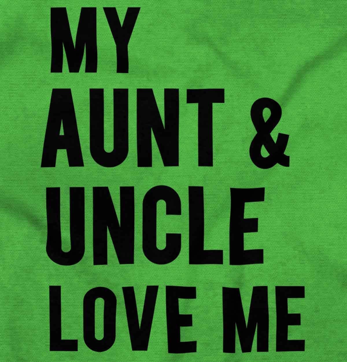 imageBrisco Brands Auntie Uncle Present Loved Niece Cute Baby Romper Boys or GirlsApple