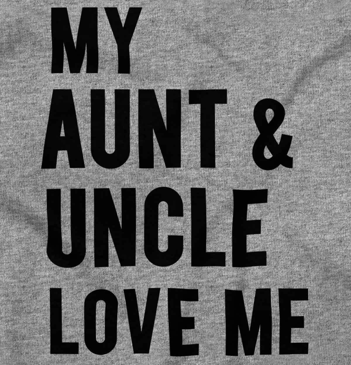 imageBrisco Brands Auntie Uncle Present Loved Niece Cute Baby Romper Boys or GirlsHeather