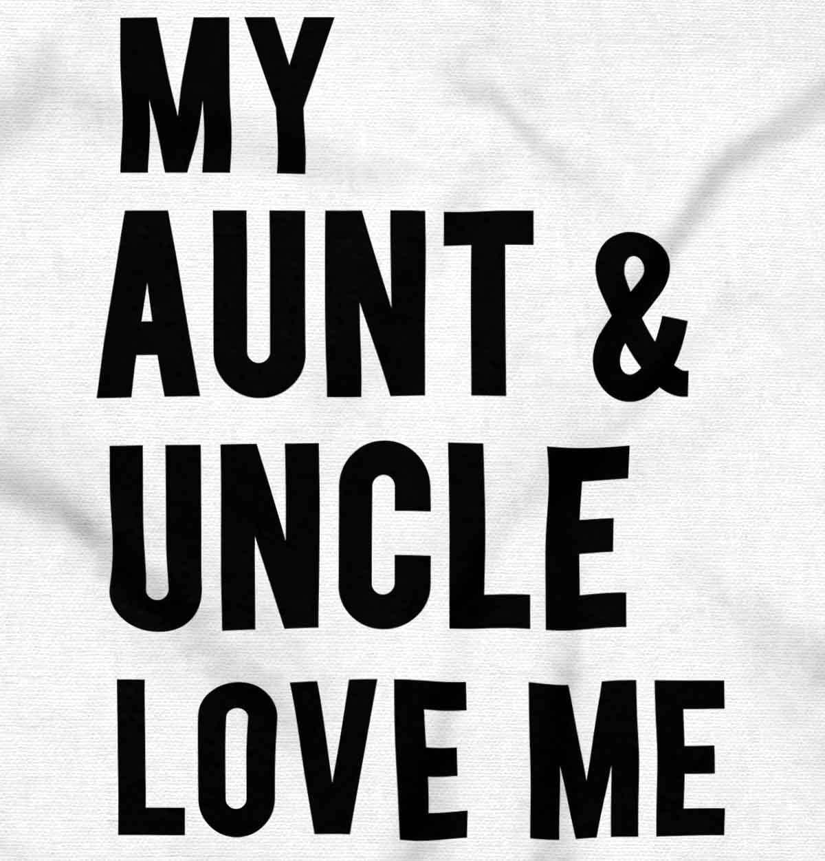 imageBrisco Brands Auntie Uncle Present Loved Niece Cute Baby Romper Boys or GirlsWhite