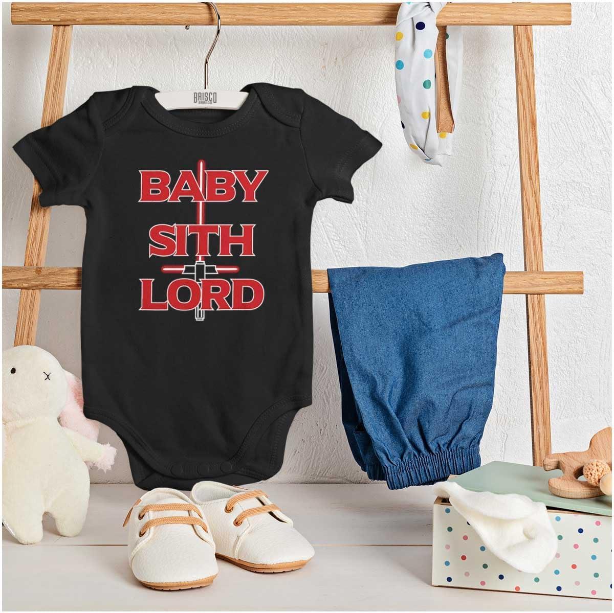 imageBrisco Brands Baby Space Lord Dark Galaxy Ruler Baby Romper Boys or GirlsBlack