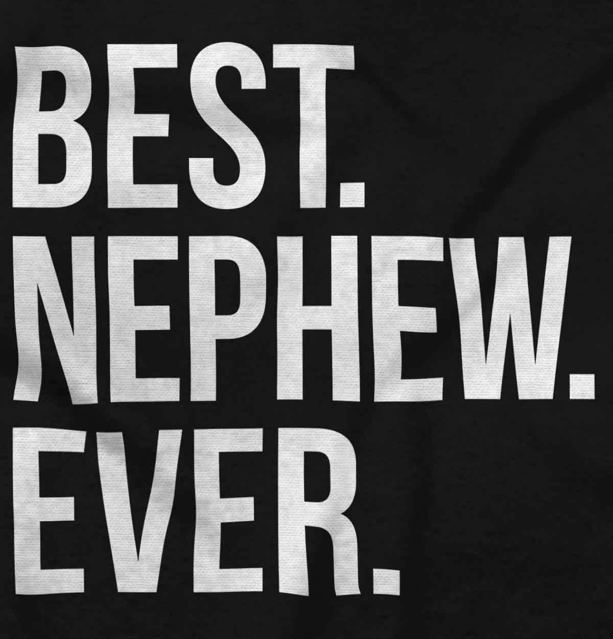imageBrisco Brands Best Nephew Ever Family Aunt Uncle Baby Bodysuit Jumper BoysBlack
