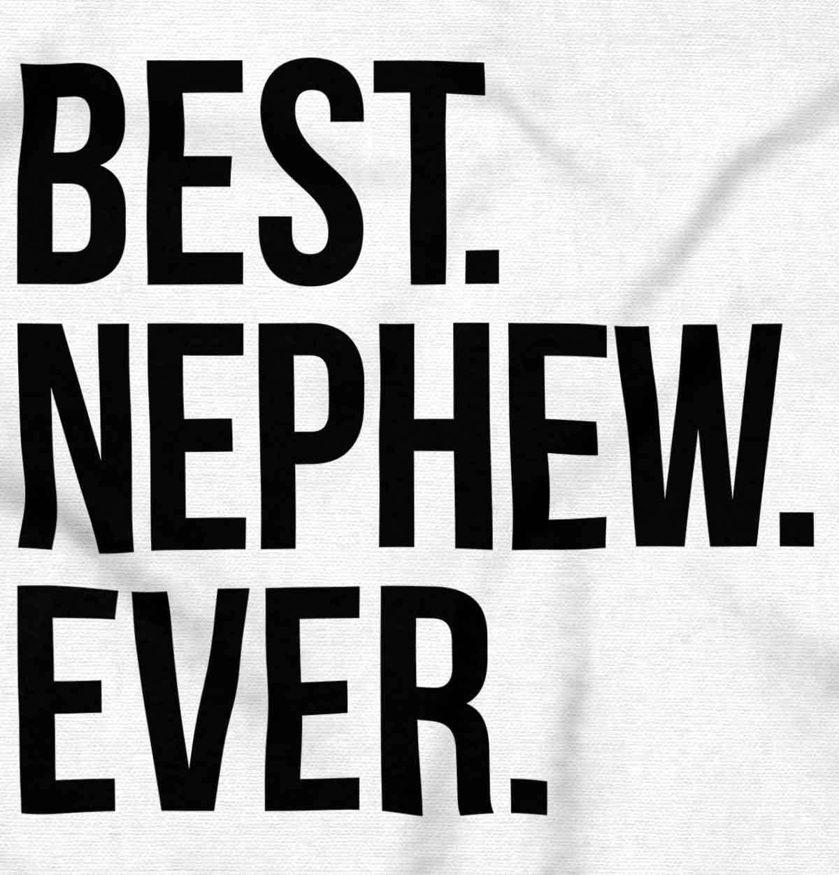imageBrisco Brands Best Nephew Ever Family Aunt Uncle Baby Bodysuit Jumper BoysWhite