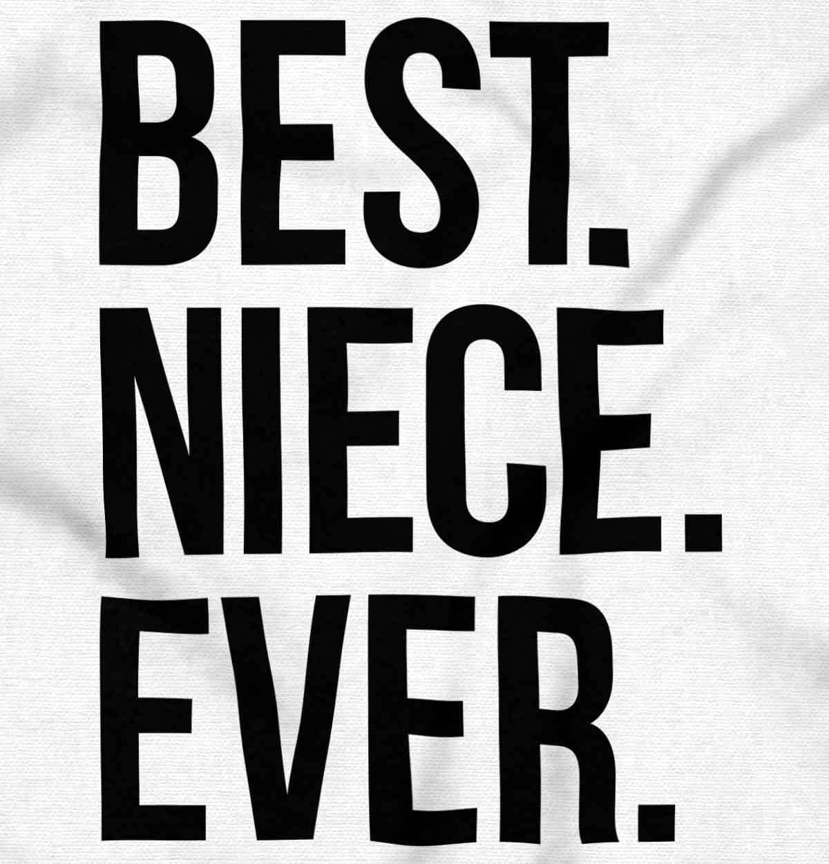 imageBrisco Brands Best Niece Ever Cute Family Relative Baby Bodysuit Jumper GirlsWhite