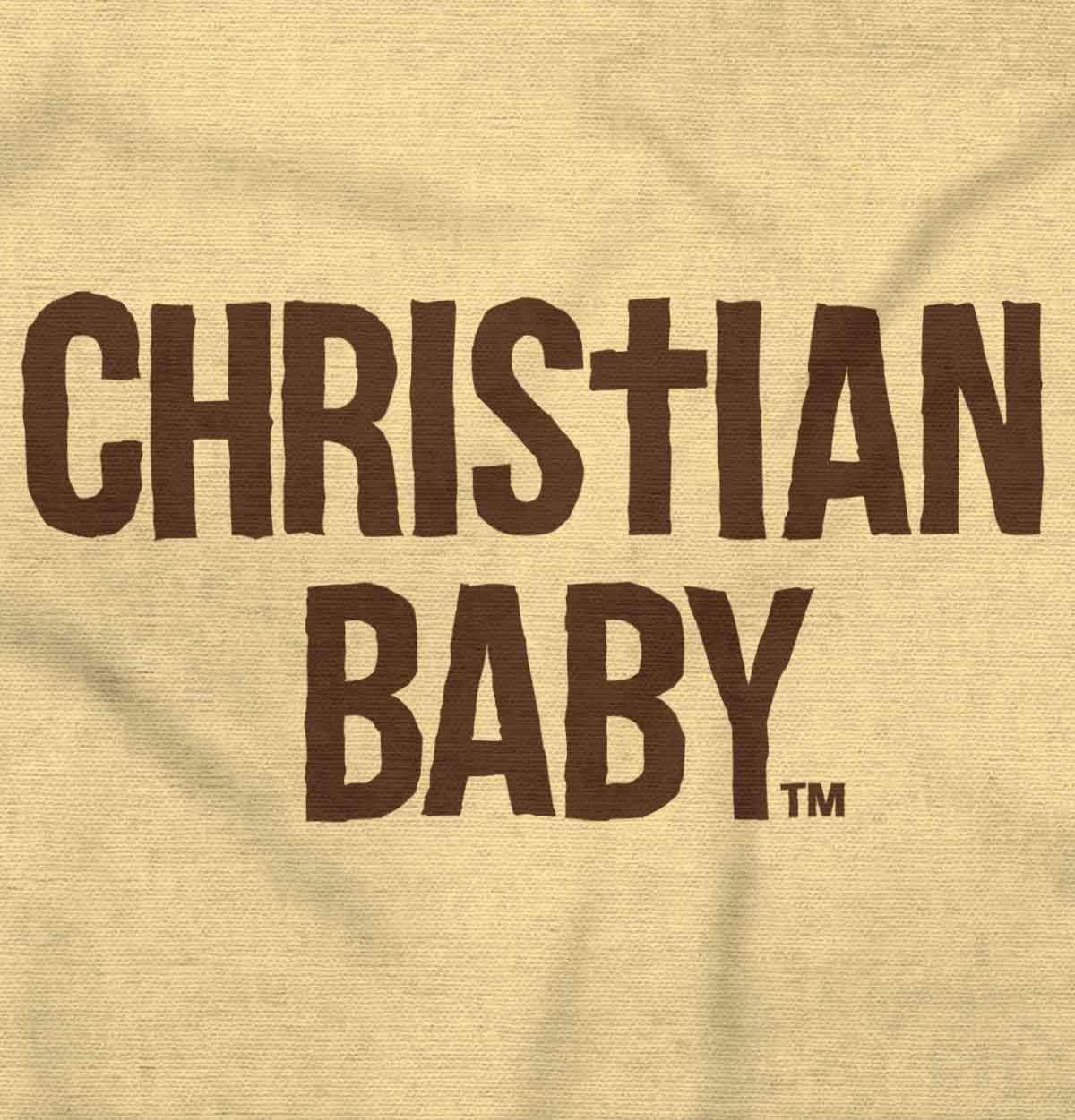 imageBrisco Brands Christian Baby Baptism Christening Baby Romper Boys or GirlsBanana