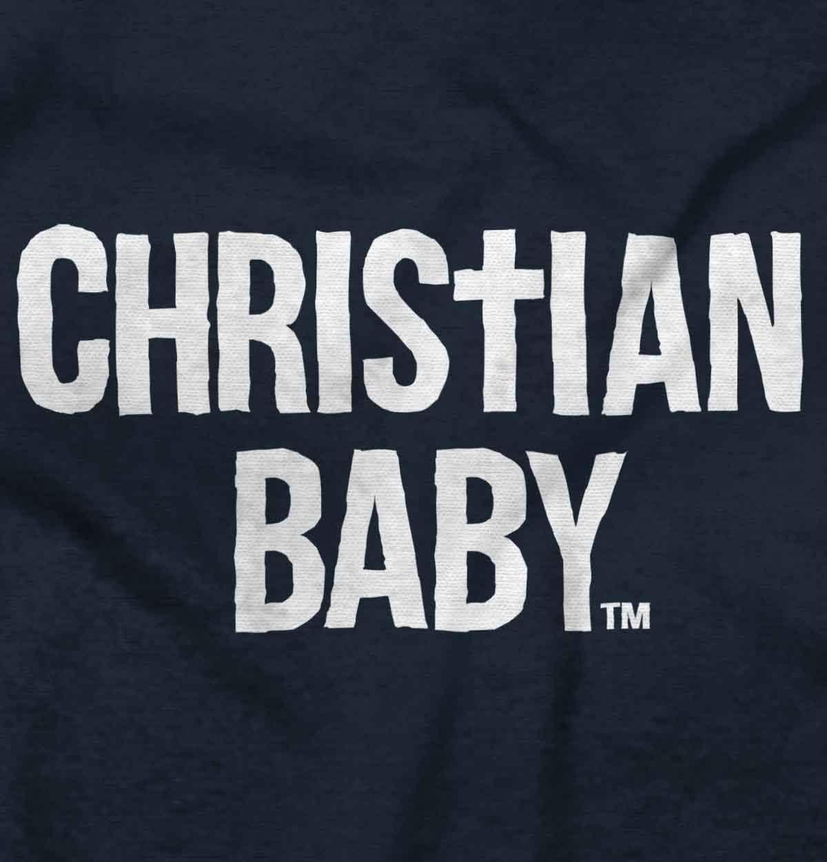 imageBrisco Brands Christian Baby Baptism Christening Baby Romper Boys or GirlsNavy