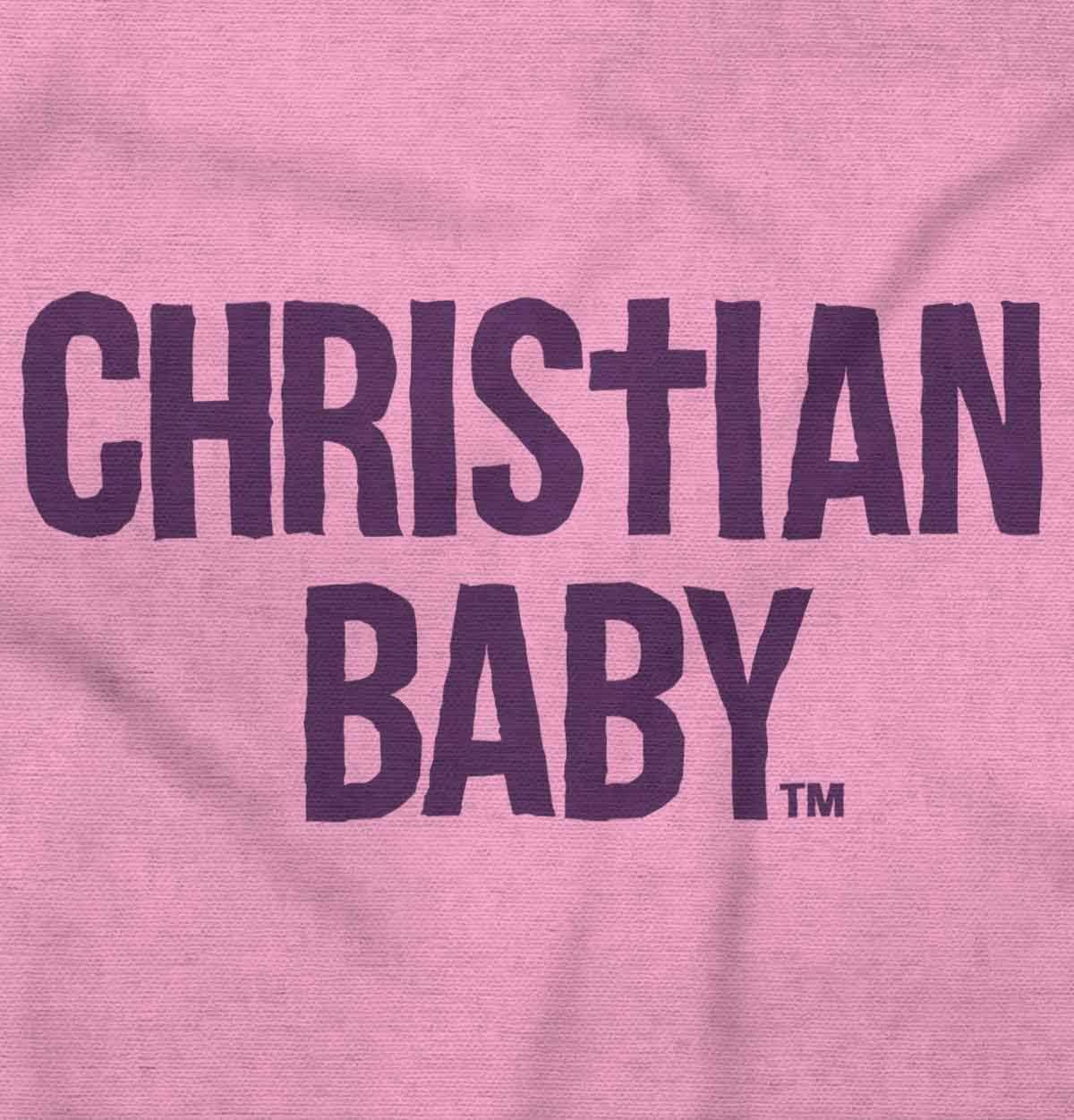 imageBrisco Brands Christian Baby Baptism Christening Baby Romper Boys or GirlsPink