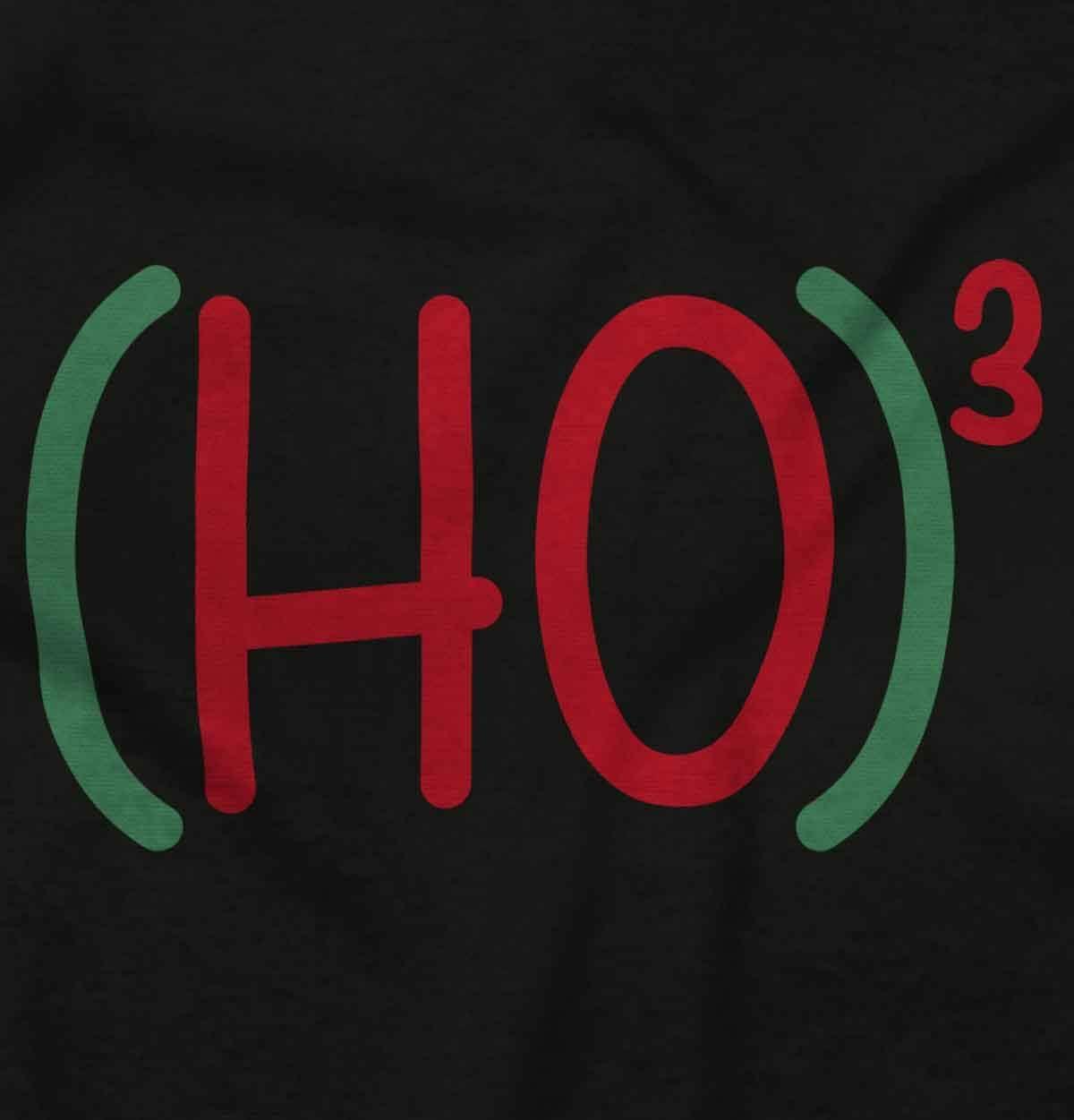 imageBrisco Brands Christmas Hohoho Cubed Mathematical Baby Romper Boys or GirlsBlack