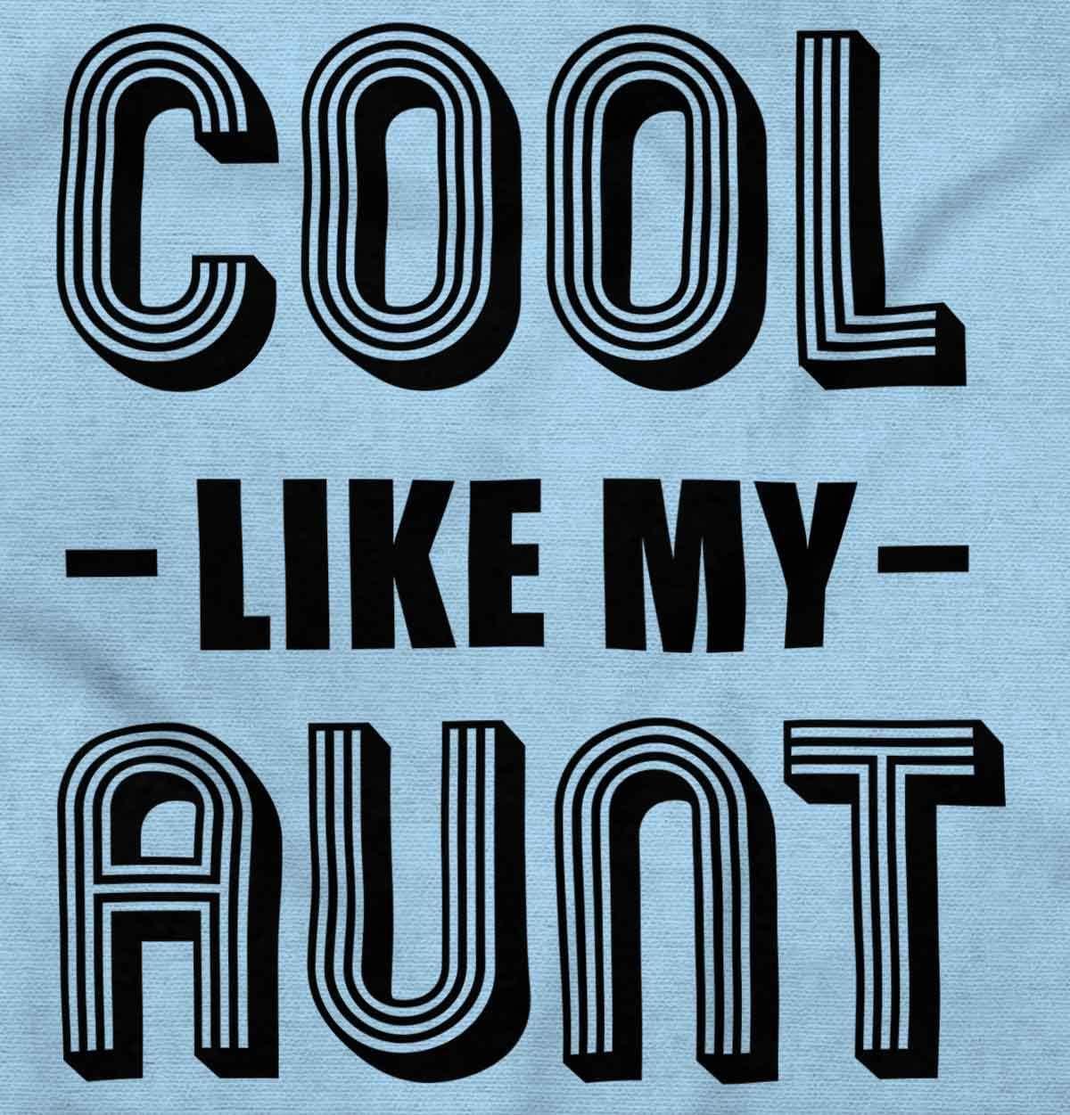 imageBrisco Brands Cool Aunts Funny Cute Nieces Nephews Baby Romper Boys or GirlsLight Blue