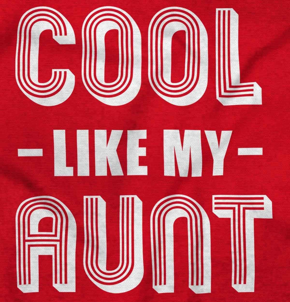 imageBrisco Brands Cool Aunts Funny Cute Nieces Nephews Baby Romper Boys or GirlsRed