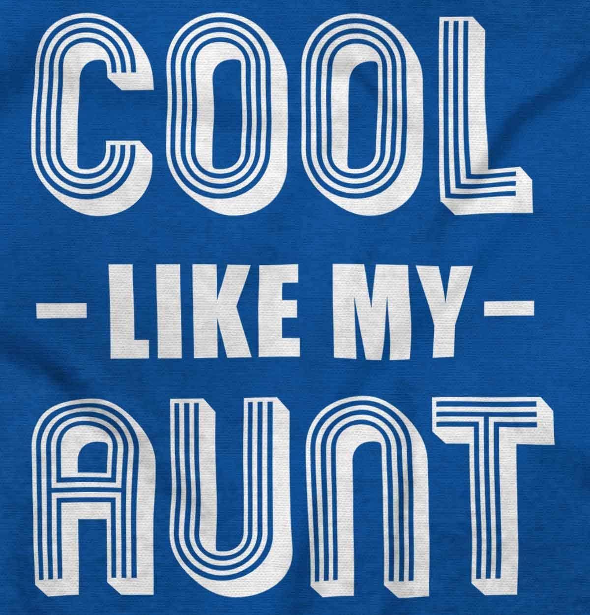 imageBrisco Brands Cool Aunts Funny Cute Nieces Nephews Baby Romper Boys or GirlsRoyal