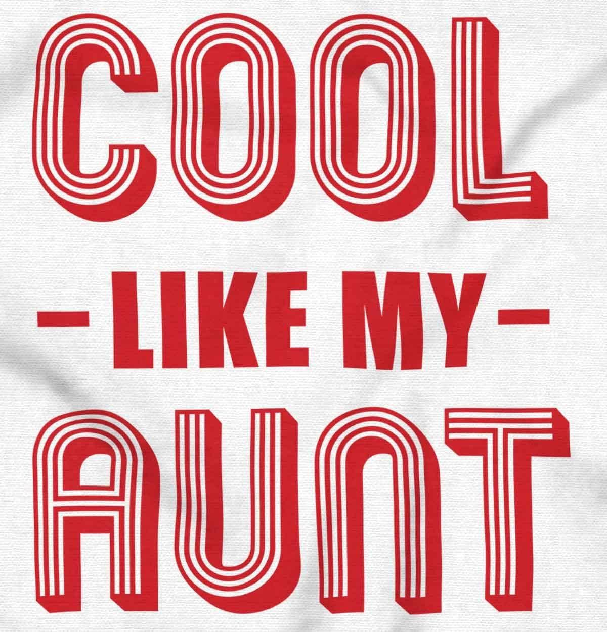 imageBrisco Brands Cool Aunts Funny Cute Nieces Nephews Baby Romper Boys or GirlsWhite