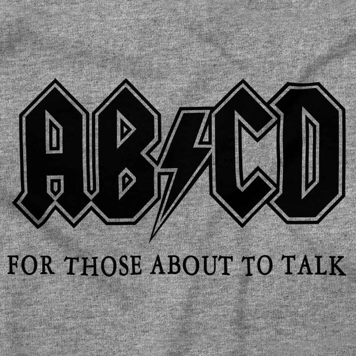imageBrisco Brands Cutest Lil Rockstar Music Lover ABCD Baby Romper Boys or GirlsAbcd Heather