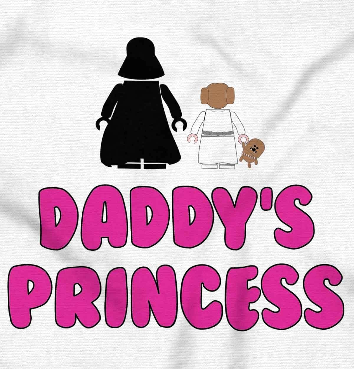 imageBrisco Brands Daddys Princess Dark Galaxy Baby Bodysuit Jumper GirlsWhite