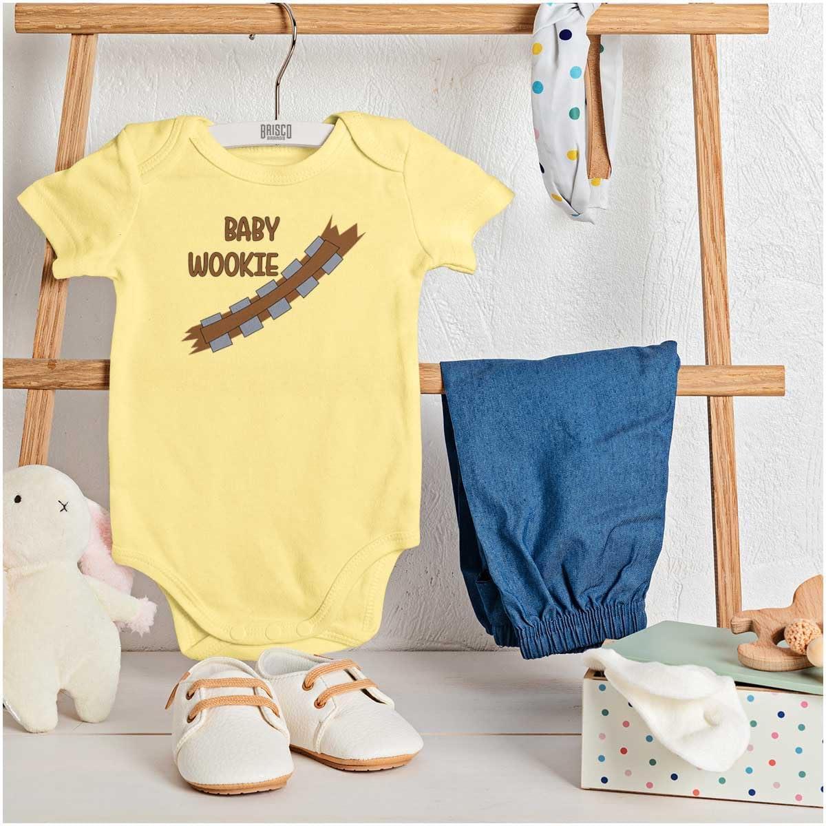 imageBrisco Brands Dark Galaxy Space Humanoid Sidekick Baby Romper Boys or GirlsBanana