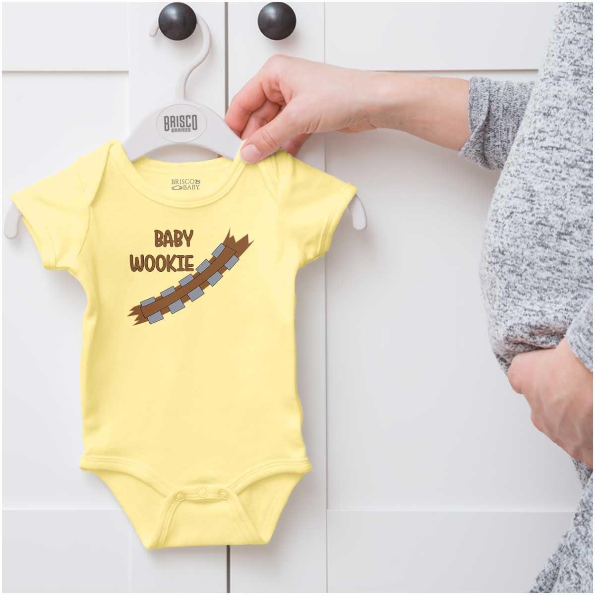 imageBrisco Brands Dark Galaxy Space Humanoid Sidekick Baby Romper Boys or GirlsBanana