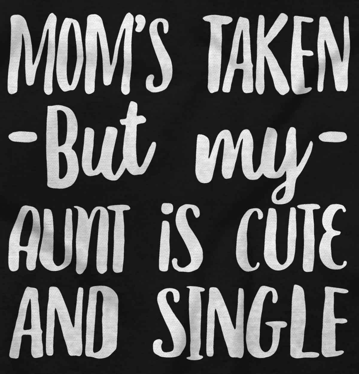imageBrisco Brands Funny Single Aunts Cute Niece Nephew Baby Romper Boys or GirlsBlack