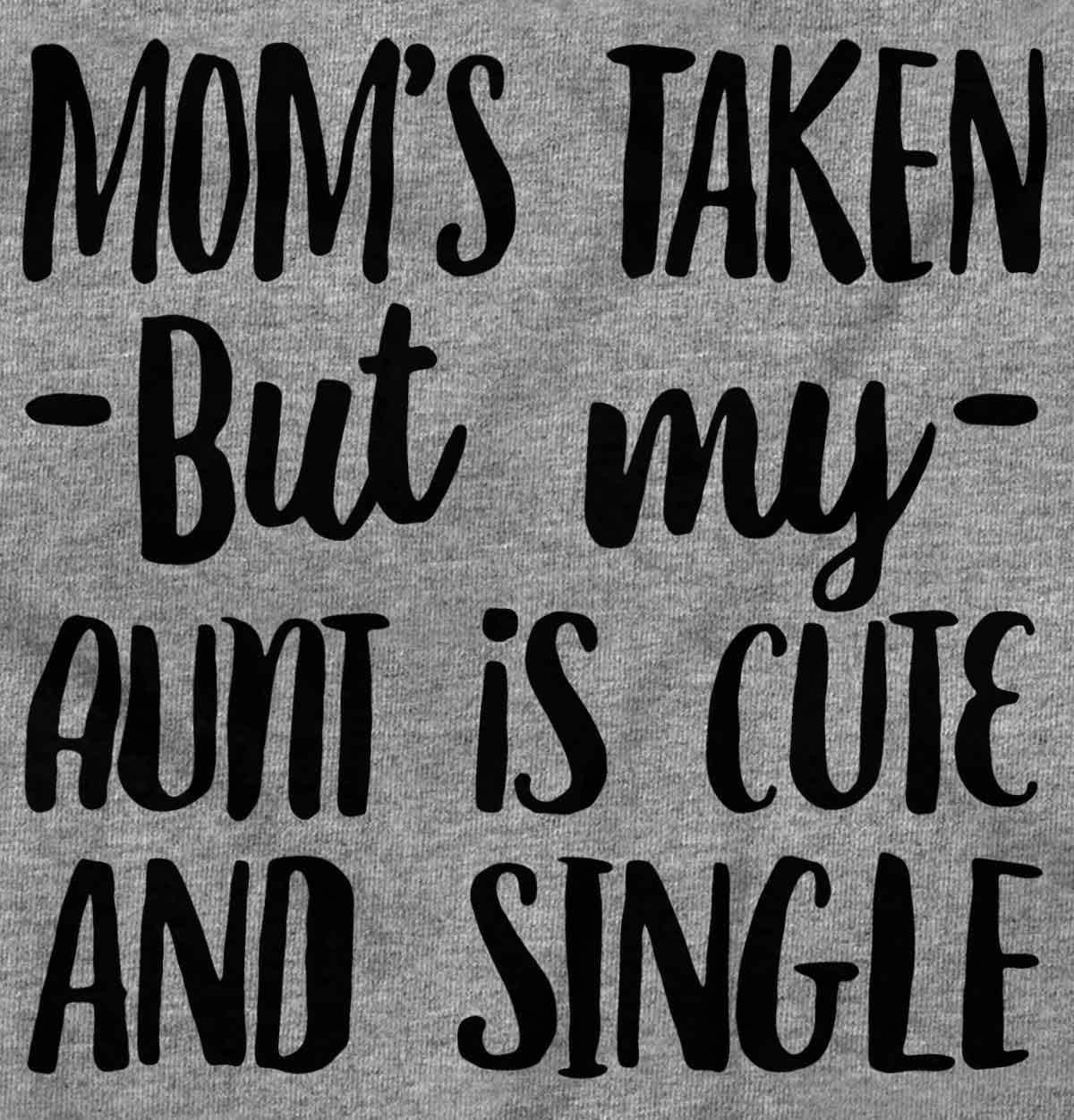 imageBrisco Brands Funny Single Aunts Cute Niece Nephew Baby Romper Boys or GirlsHeather